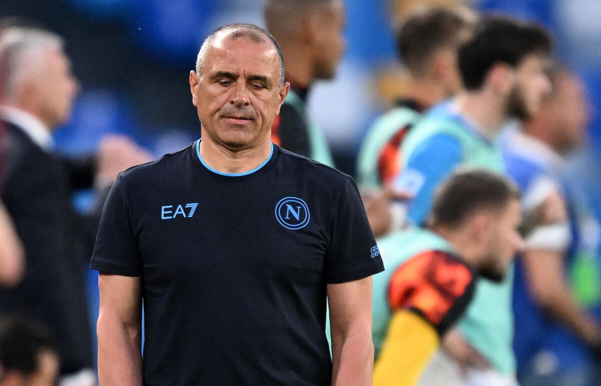 引き分けを悔いたカルツォーナ監督