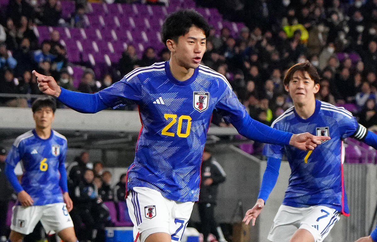 イラクの脅威となった平河悠(写真は3月のU-23マリ代表戦)