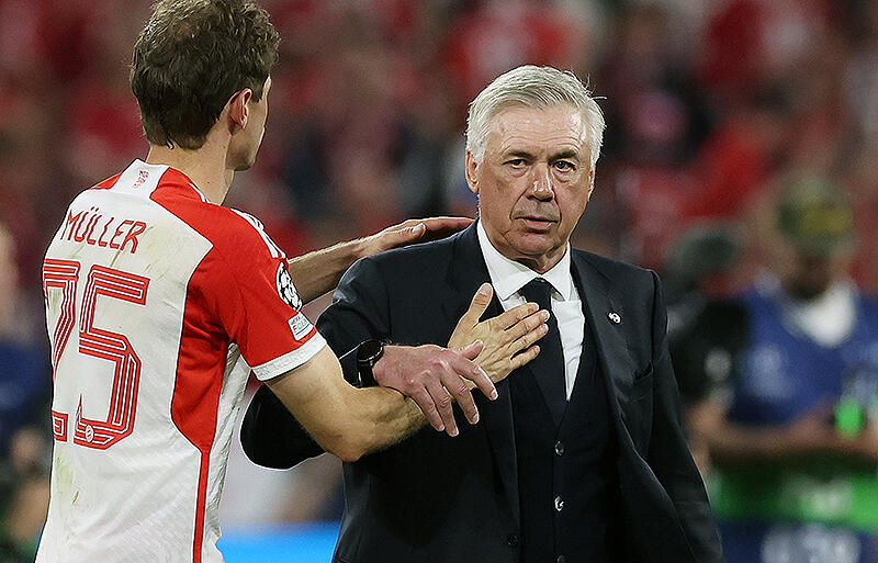 敵地での初戦をドローで終えたアンチェロッティ監督