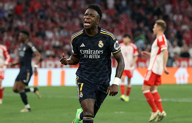 バイエルン戦でMOTM選出のヴィニシウス