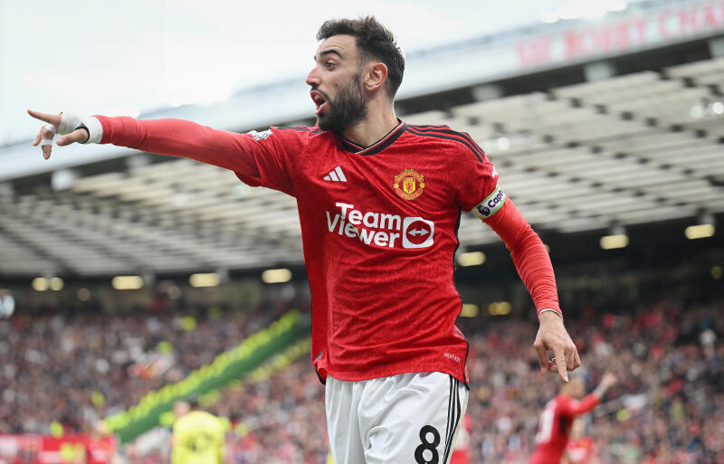 ユナイテッドMFブルーノ・フェルナンデス。