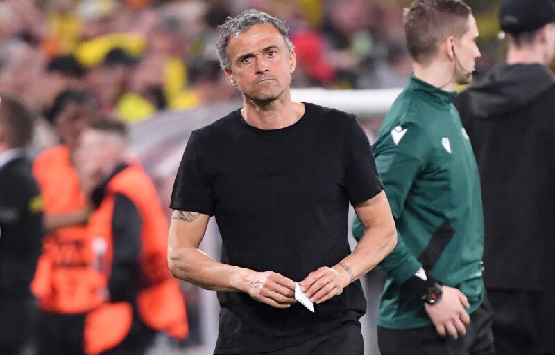 PSGを率いるルイス・エンリケ監督。