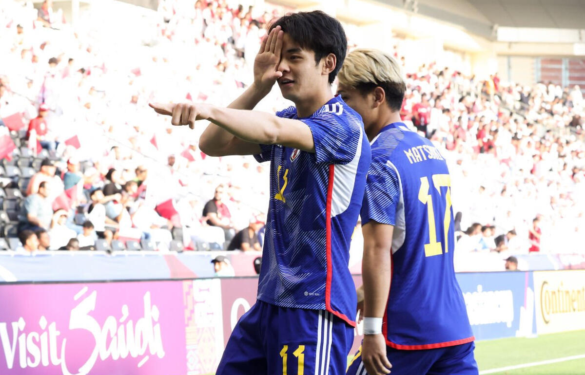 決勝点を挙げた山田楓喜(写真はU-23カタール戦)