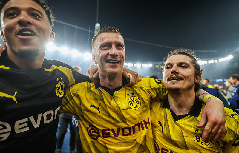 CL決勝進出に歓喜するMFマルコ・ロイス