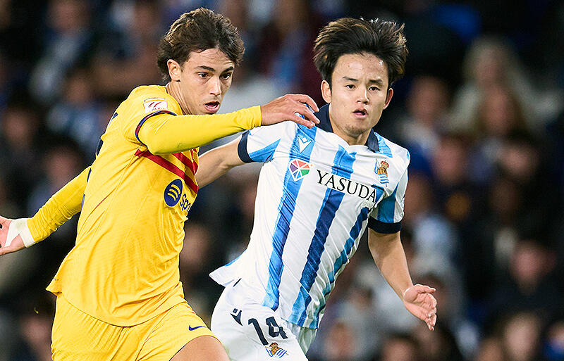 久保建英がバルサに挑む