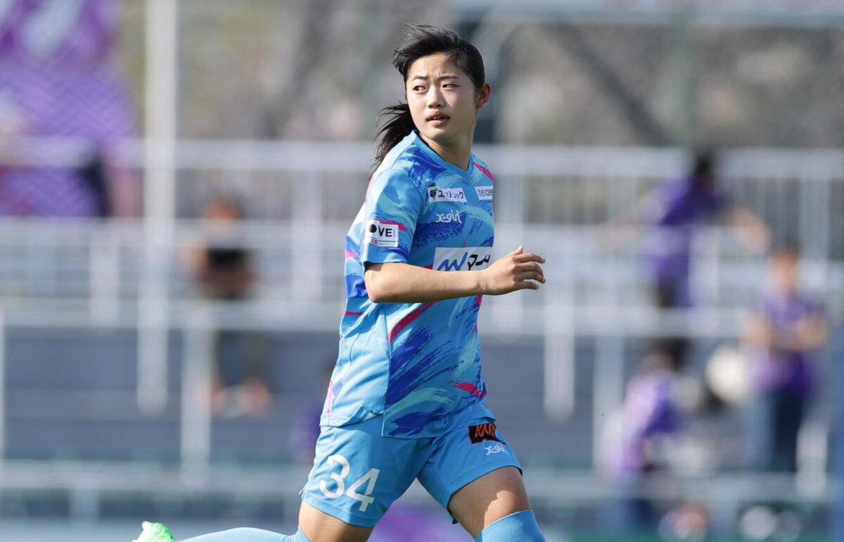 2ゴールの活躍を見せた菊地花奈(マイナビ仙台レディース)