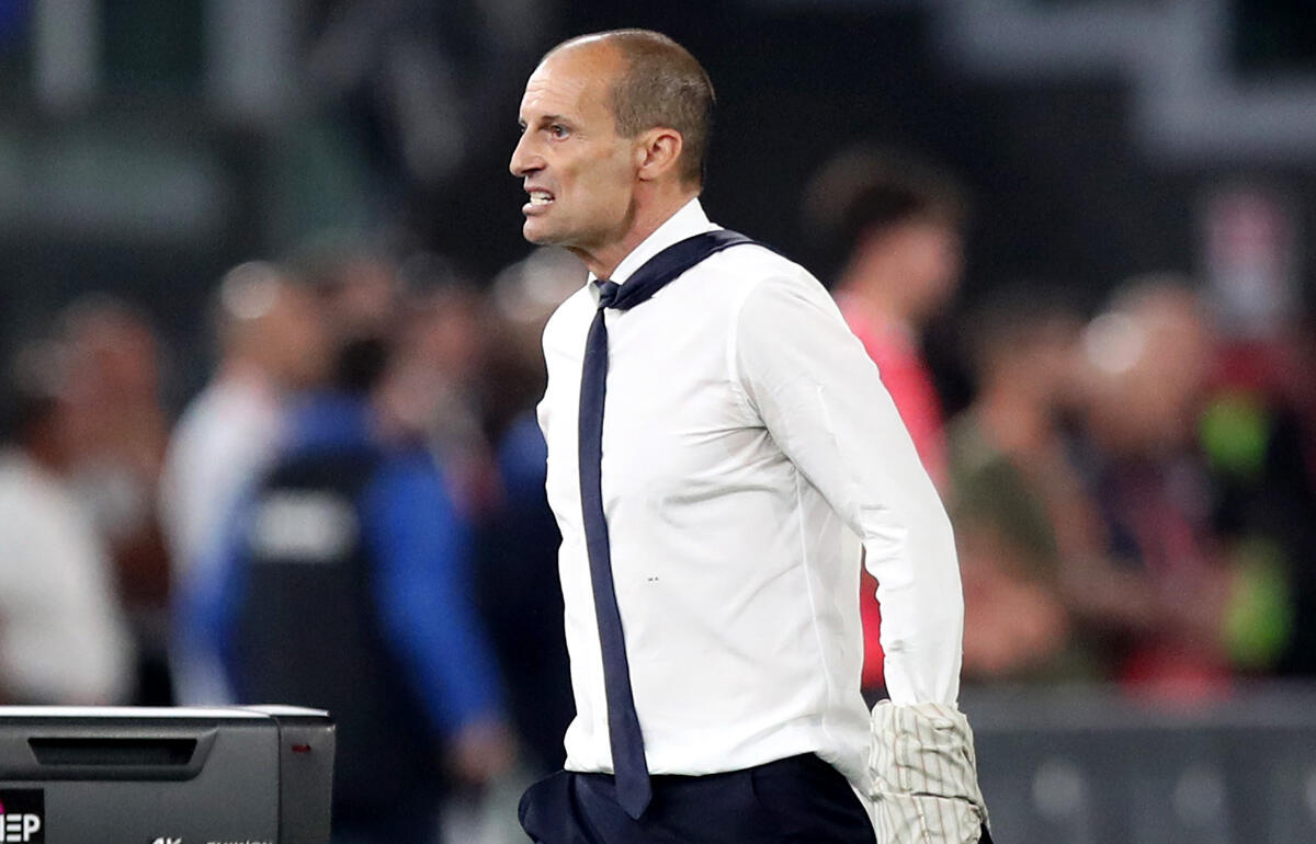 試合終了直前にブチ切れたアッレグリ監督