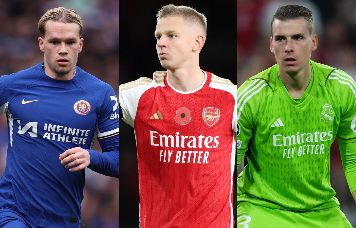 左からムドリク、ジンチェンコ、ルニン