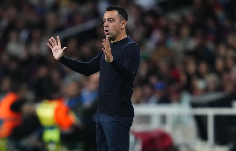 バルセロナを率いるチャビ監督