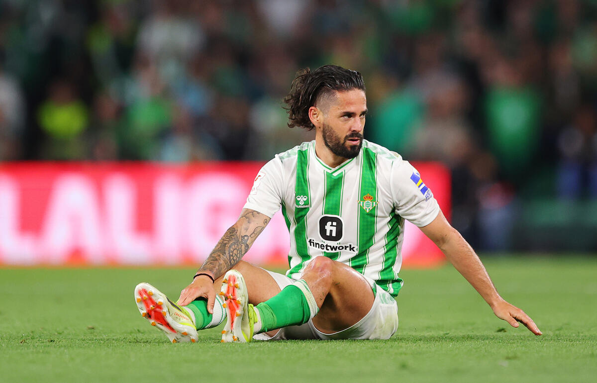 シーズン最終盤でまさかの負傷離脱となったイスコ