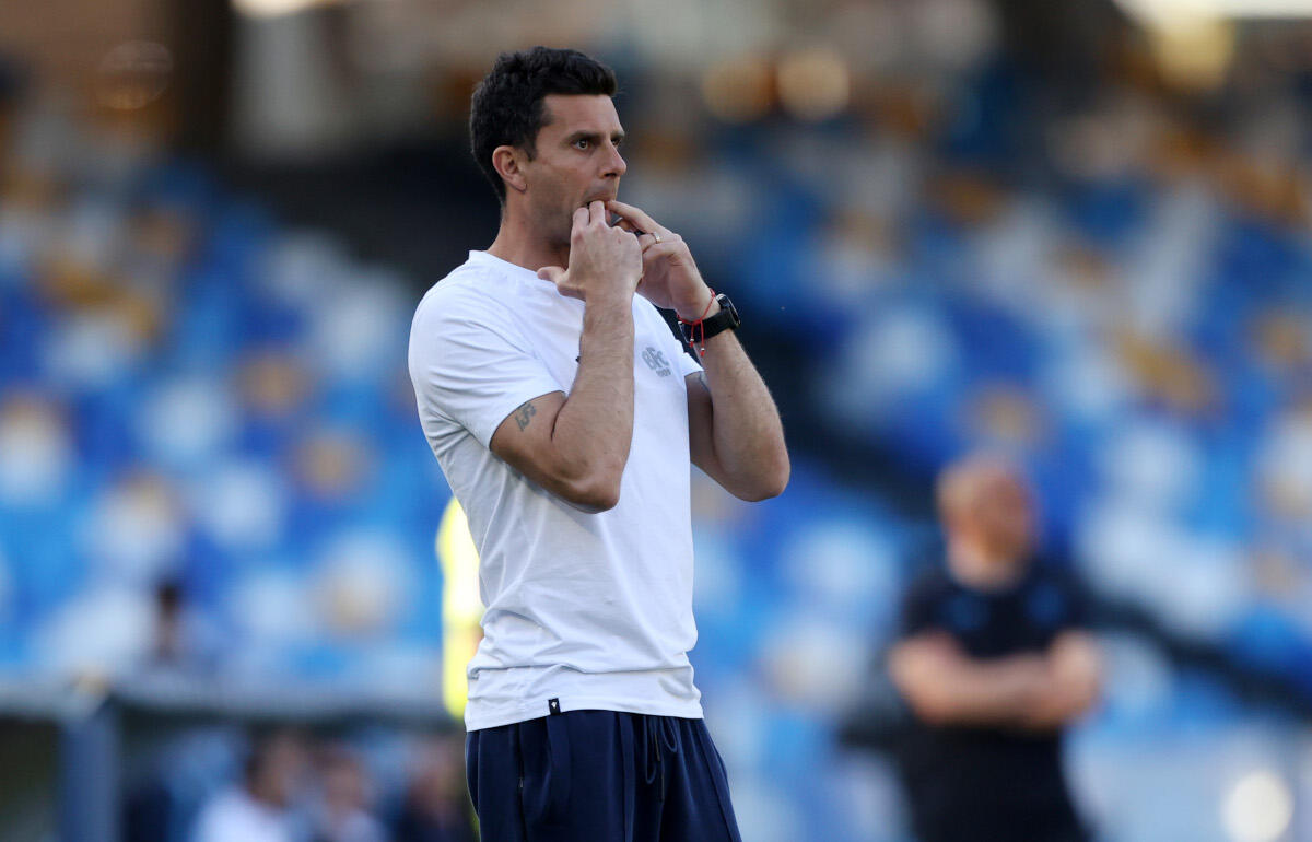 ボローニャを率いるチアゴ・モッタ監督