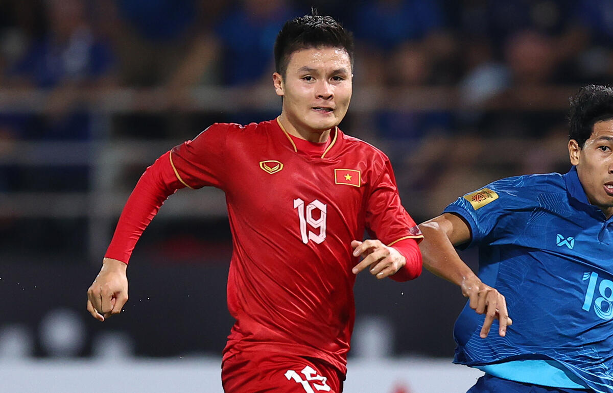 ベトナム代表としてもプレーするグエン・クアン・ハイ