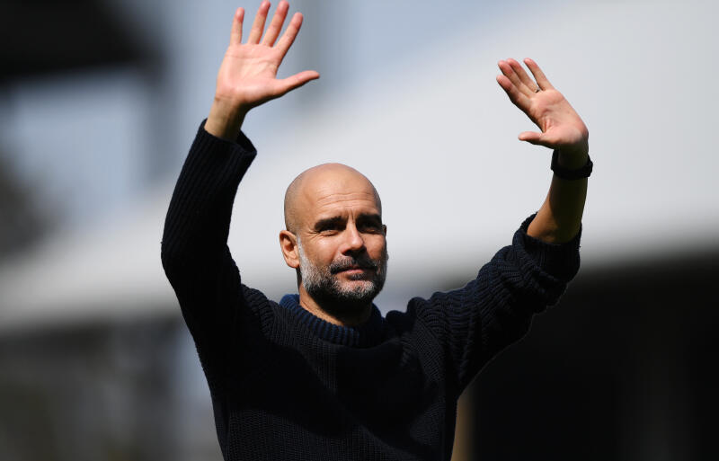 シティを率いるグアルディオラ監督