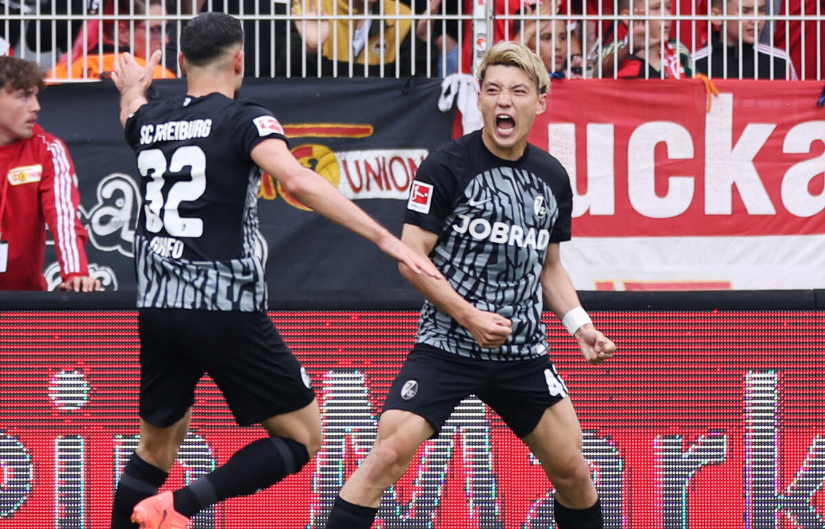 今季のリーグ戦7点目を決めた堂安律