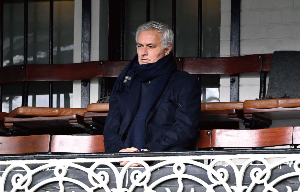 先月はフルアムvsリバプールの観戦に訪れたジョゼ・モウリーニョ氏