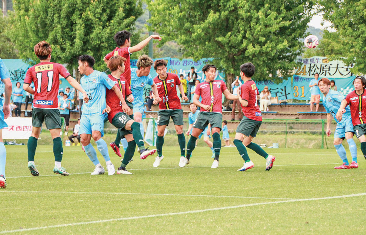 90+5分に小野寺健也が決勝点...滋賀が高知を撃破