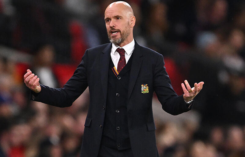 解任が噂されるエリク・テン・ハグ監督