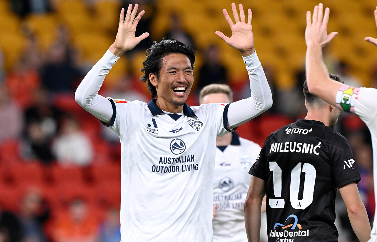 今季のAリーグ・メンで15ゴールを記録した指宿洋史