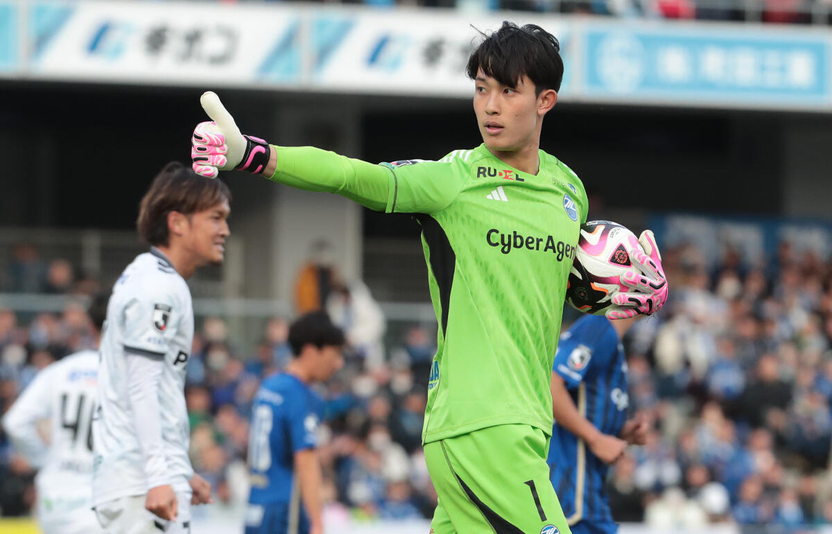 G大阪から期限付き移籍加入中のGK谷晃生