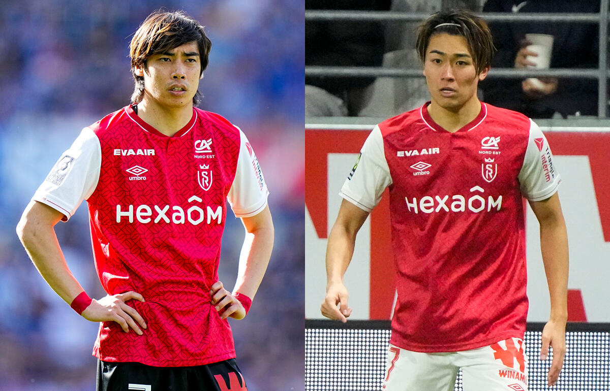 スタッド・ランスでプレーする伊東純也＆中村敬斗