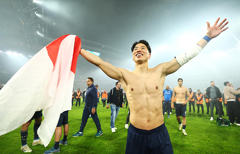 PKを成功させた浅野拓磨