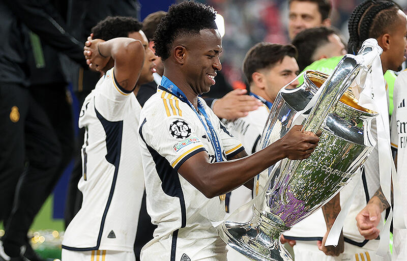 自身2度目のCL制覇達成のヴィニシウス