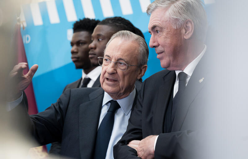 レアル・マドリー会長のペレス氏