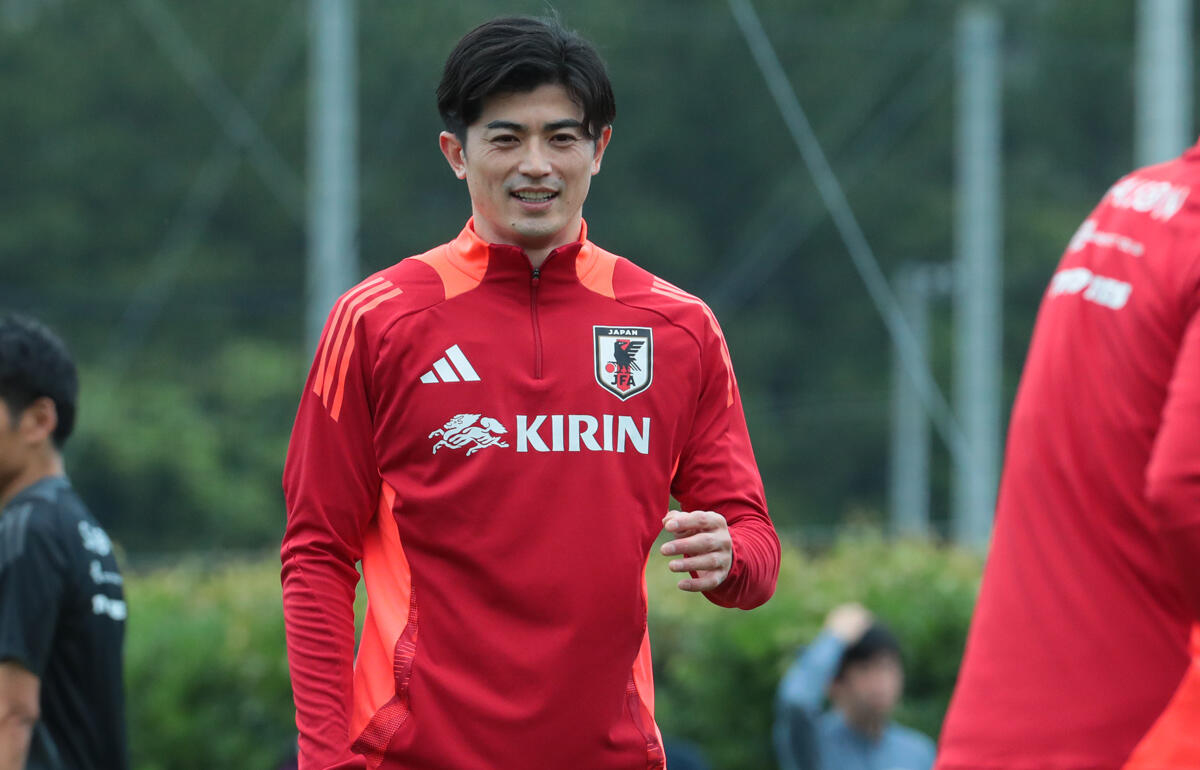 3バックでのビルドアップもトレーニングした谷口彰悟