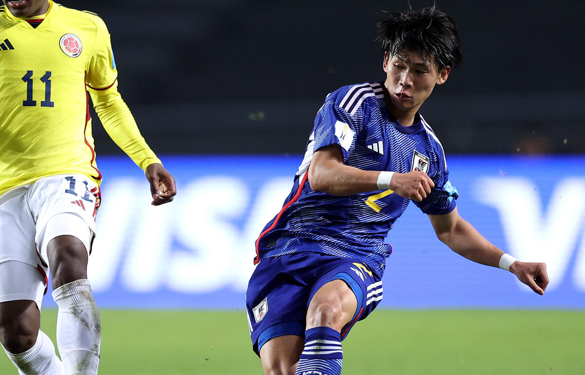 U-20日本代表でプレーする松田隼風