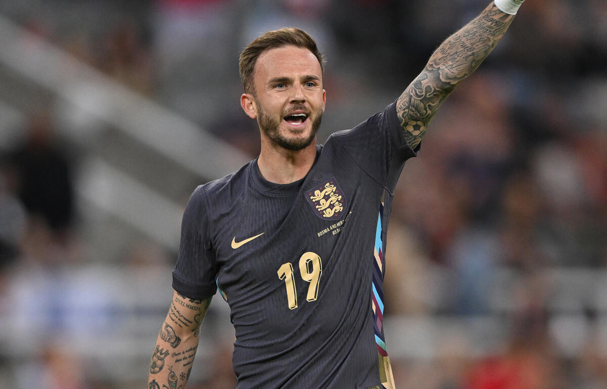 イングランド代表から外れたマディソン