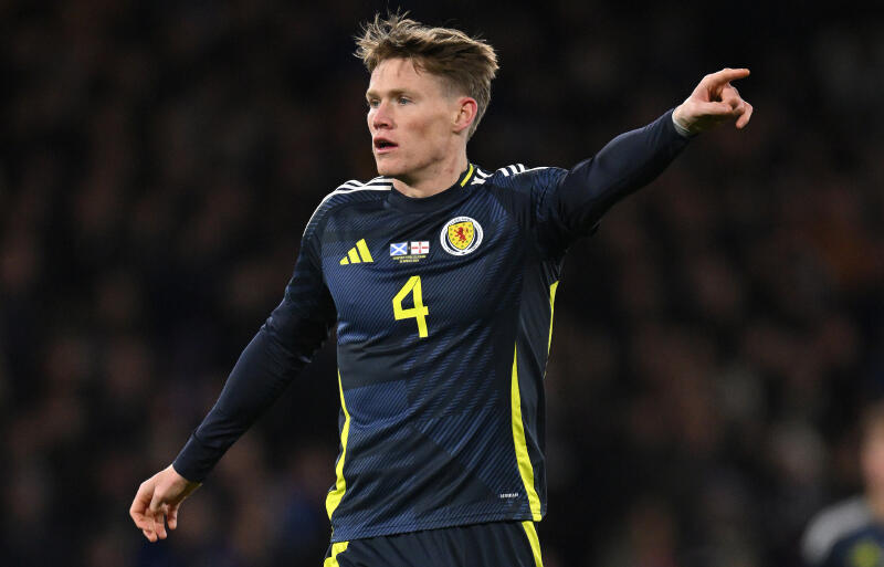 スコットランド代表の主力、マクトミネイ