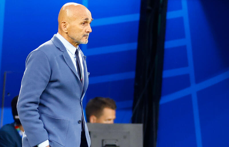 イタリア代表を率いるスパレッティ監督