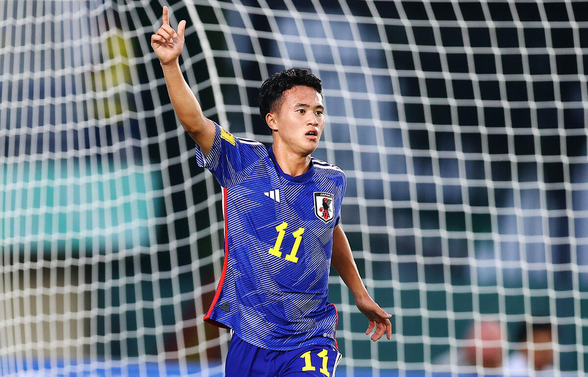 U-19日本代表のFW高岡伶颯