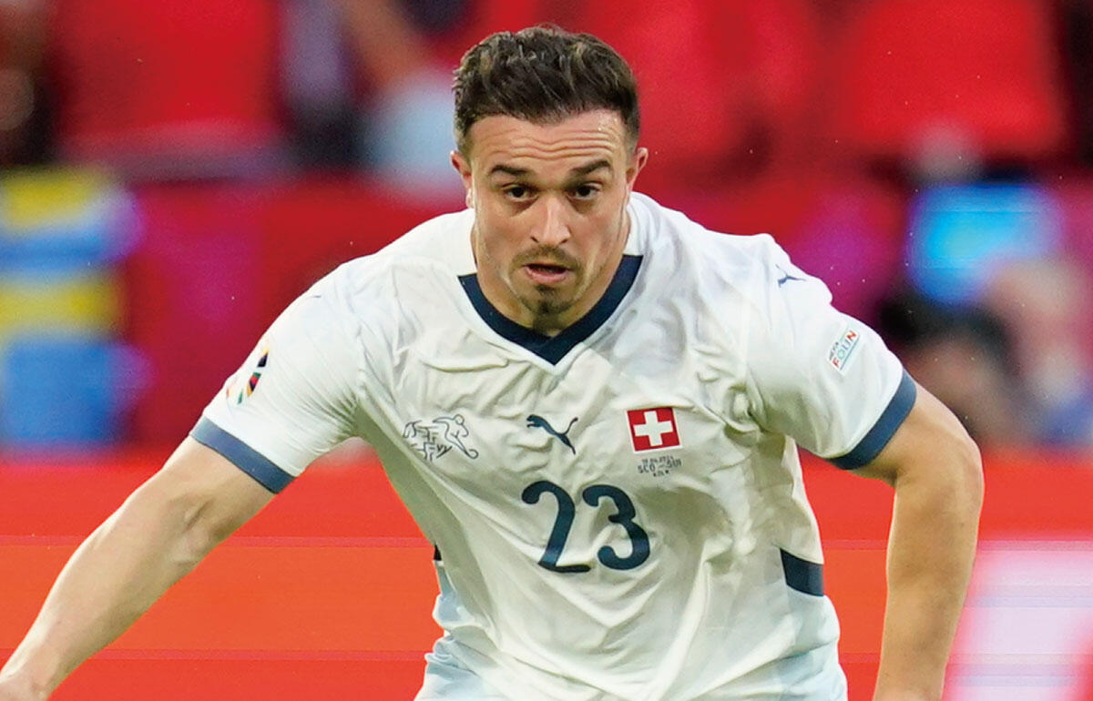 スイス代表MFジェルダン・シャキリ(32)