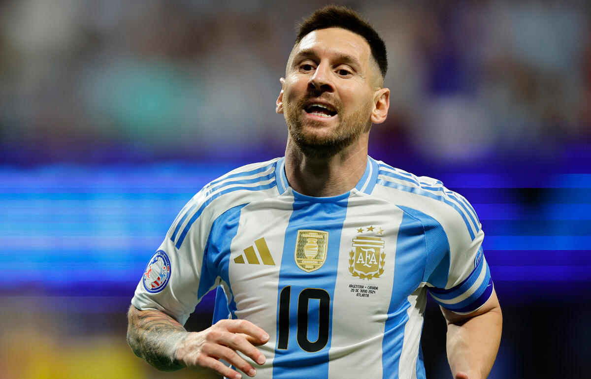 2ゴールを演出したメッシ