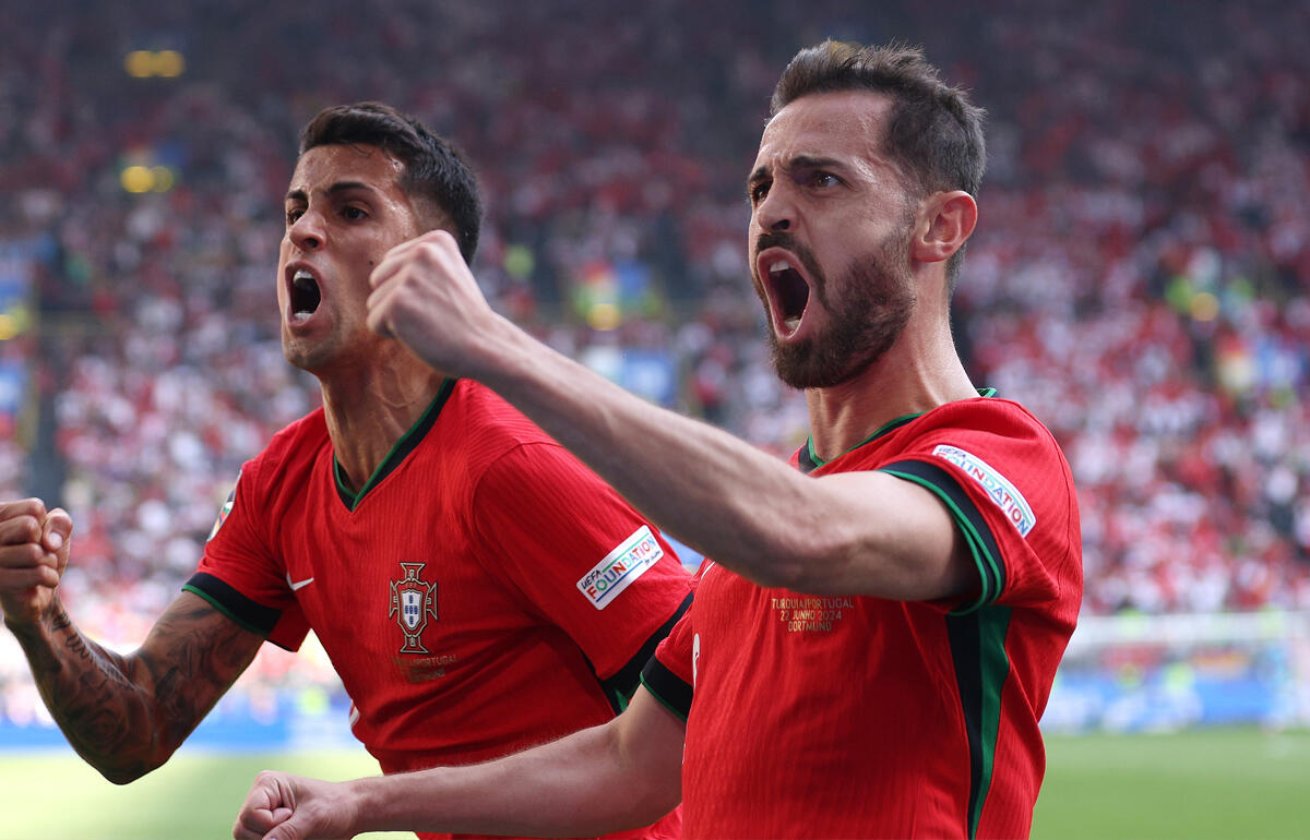 見事に先制ゴールを記録したベルナルド・シウバ