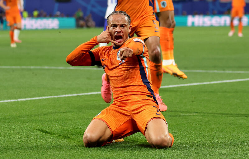 オランダ代表としてユーロに参戦中のシャビ・シモンズ