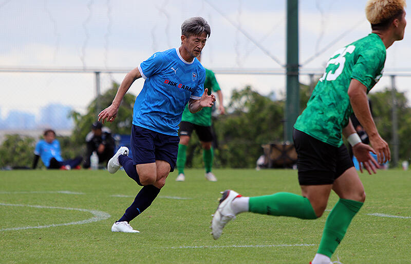 古巣の東京VとのTMに出場した三浦知良
