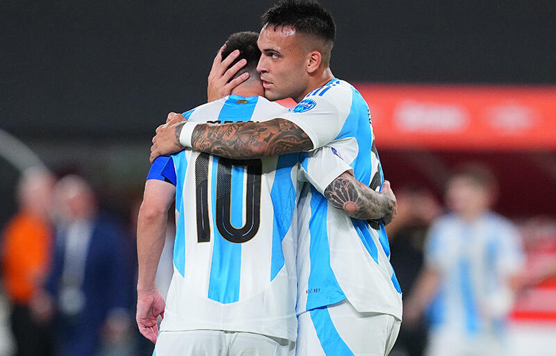 土壇場で決勝ゴールを決めたラウタロ・マルティネス