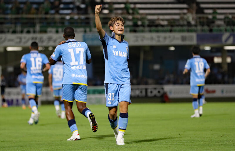 磐田の3点目をマークした古川陽介