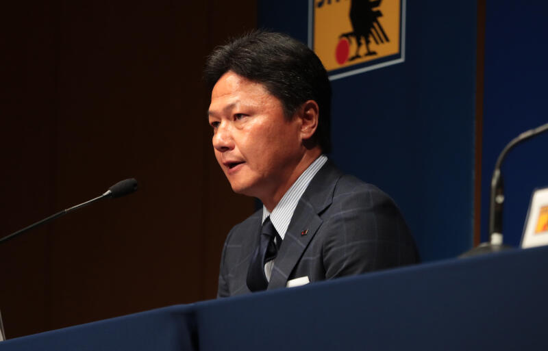 パリ五輪メンバーを発表したU-23日本代表の大岩剛監督