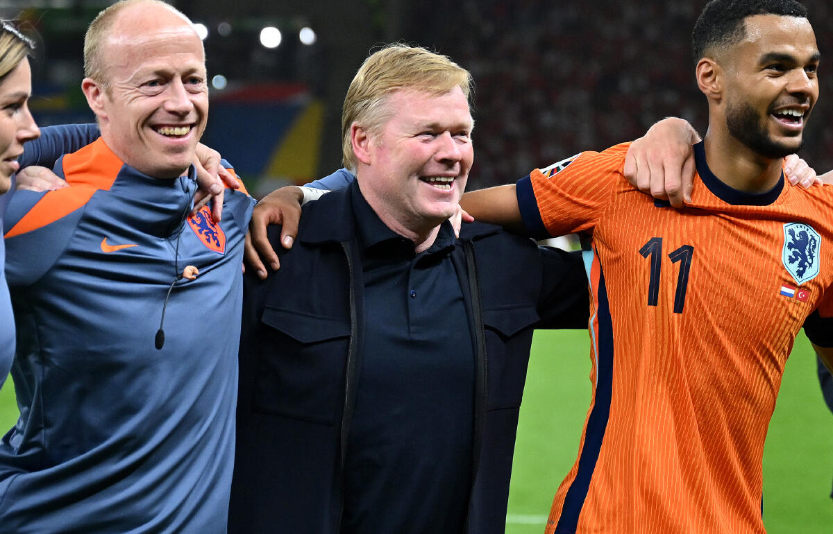 オランダ代表を率いるクーマン監督