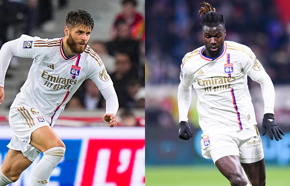 リヨンに完全移籍のチャレタ=ツァル(左)＆ママ・バルデ(右)