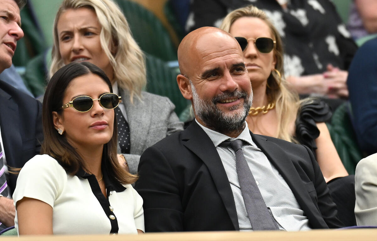 ウィンブルドンを観戦するグアルディオラ監督