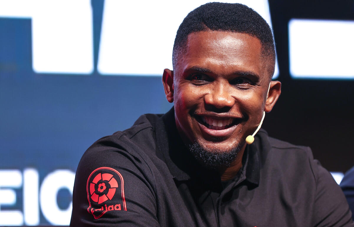 父のサミュエル・エトー