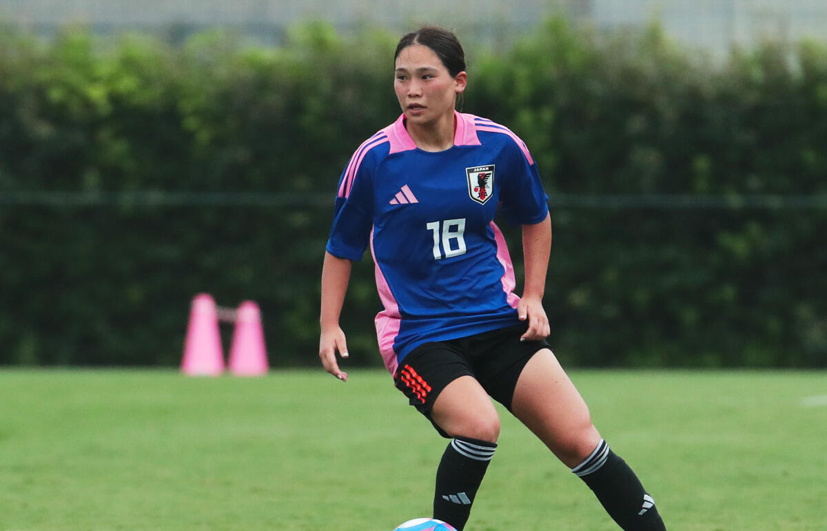 なでしこの中盤を支える長野風花