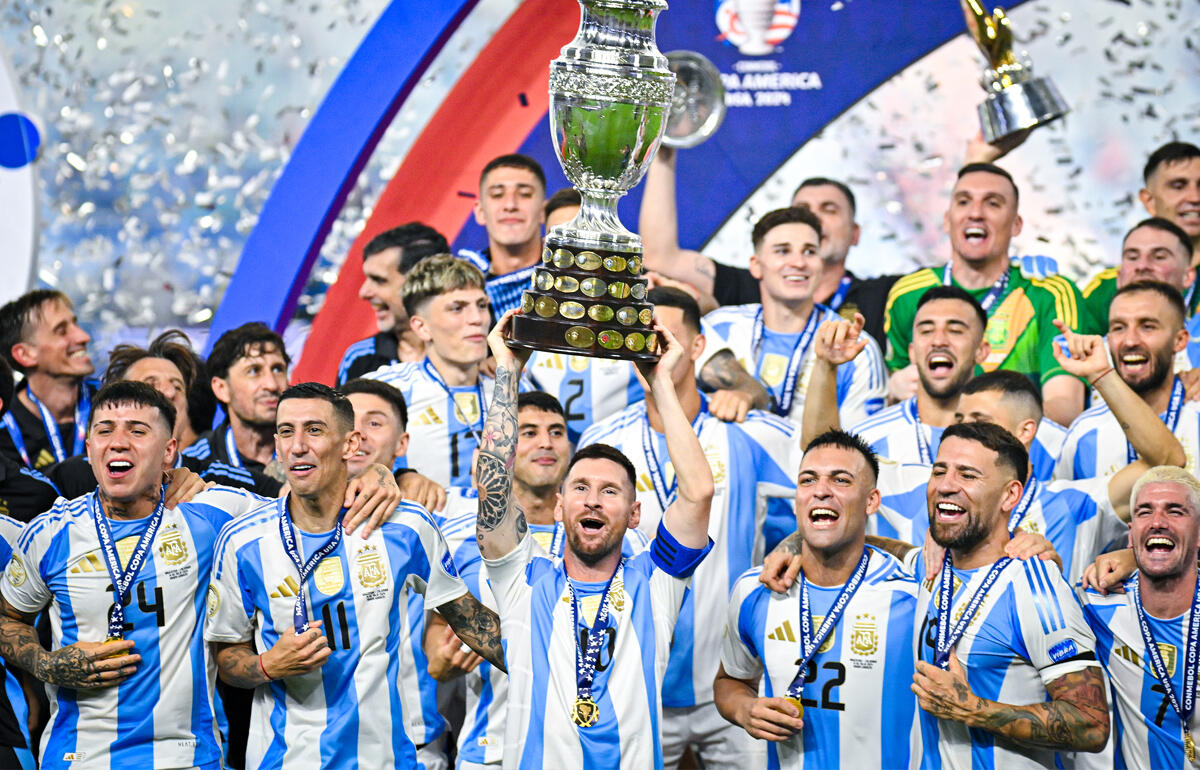 見事にコパ・アメリカ連覇を達成したメッシ