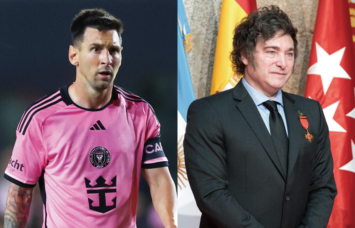 リオネル・メッシ、ハビエル・ミレイ大統領