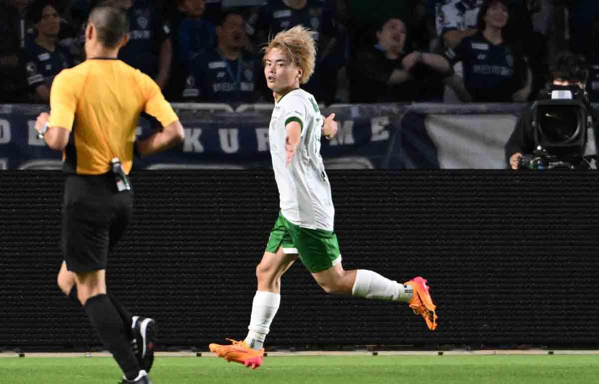 ニアぶち抜いて決勝弾の山見大登