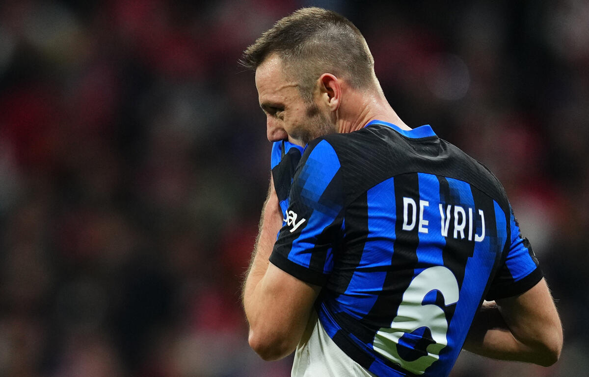 インテルの守備を支えるデ・フライ